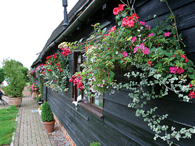 The barns external decoration