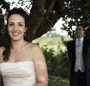 Helen and Scott in grounds